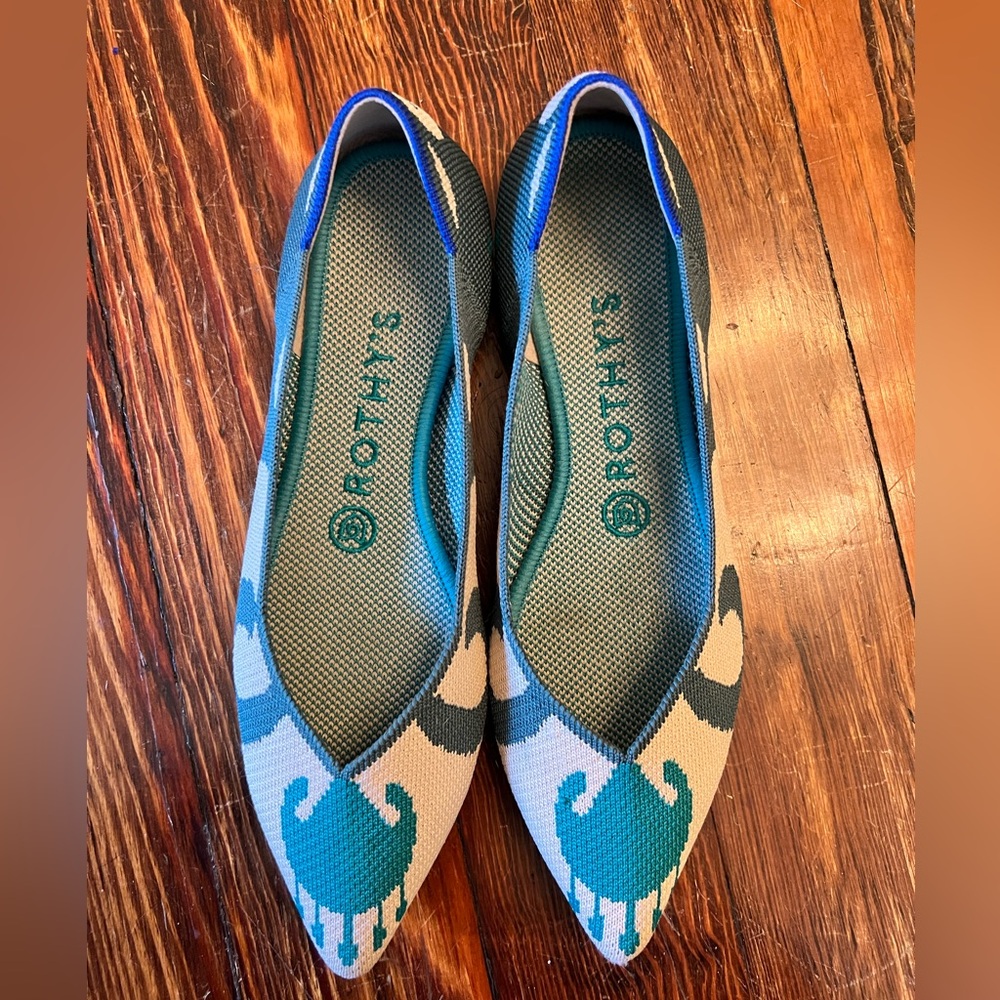 Moroccan Ikat Point Toe Flat | Rothy’s | Size: 7.5